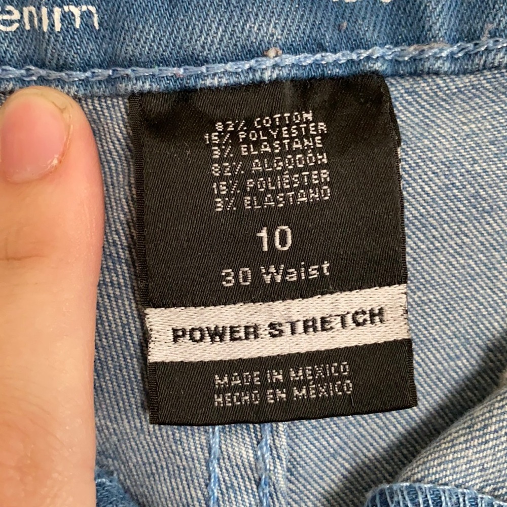 High Rise Jean Shorts - Picture 2 of 3